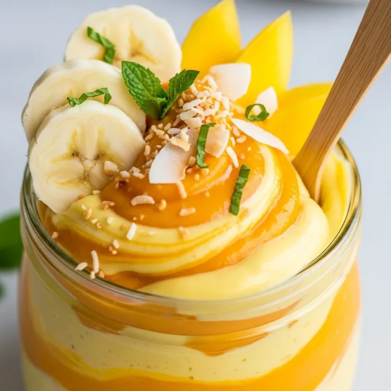 Banana Mango Nice Cream | Summer Special Healthy Frozen Dessert
