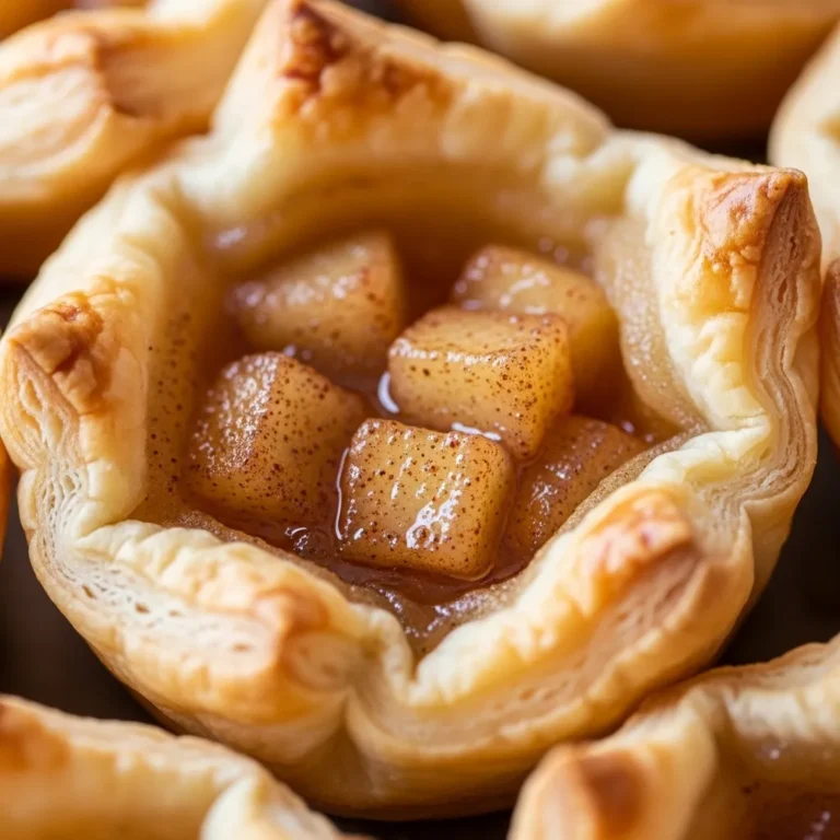 Apple Pie Puff Pastry Cups