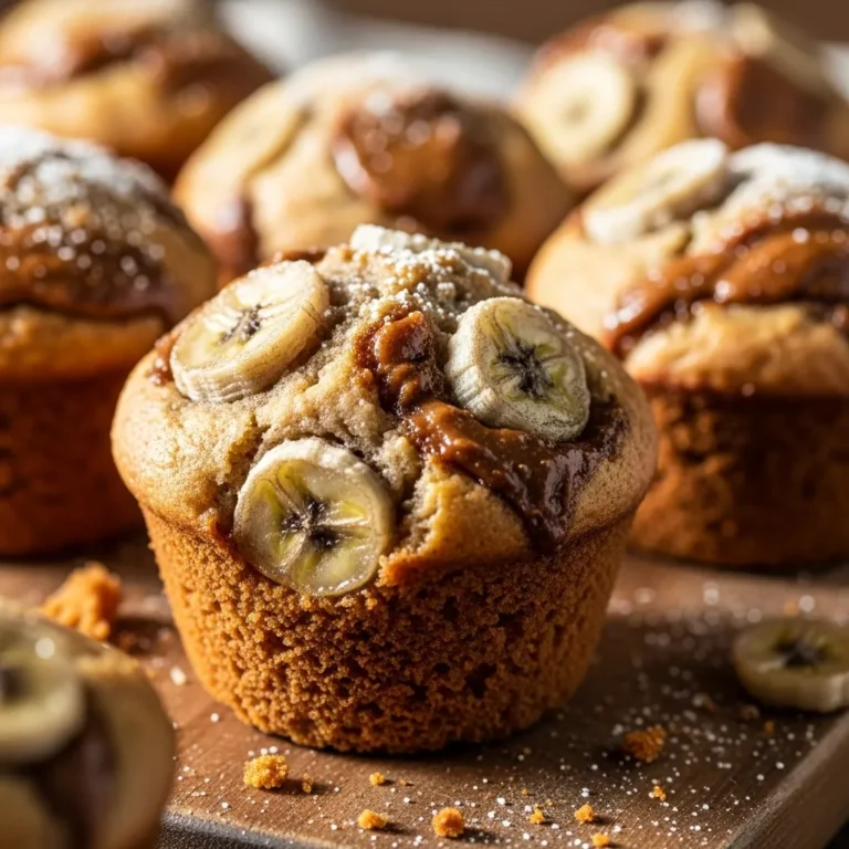 Banana Peanut Butter Muffins