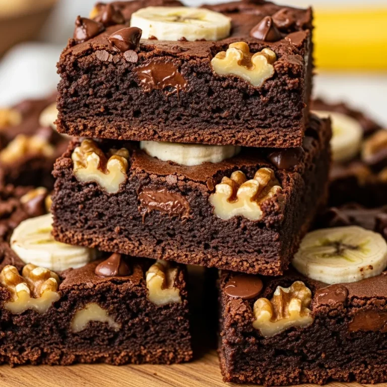 Banana Walnut Brownies