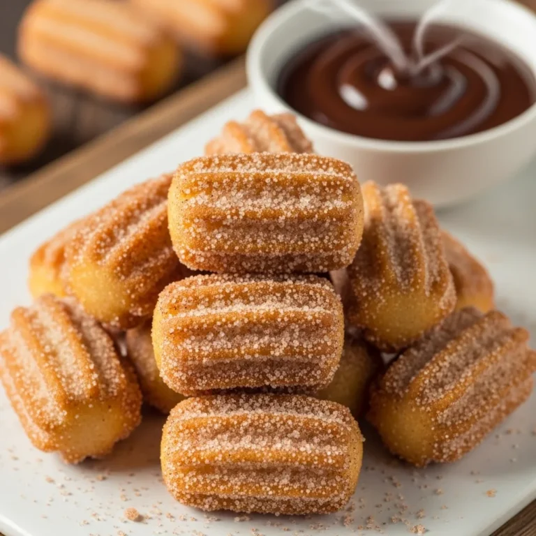 Churro Bites Easy Recipe | Crispy Cinnamon Sugar Mini Churros in 15 Minutes