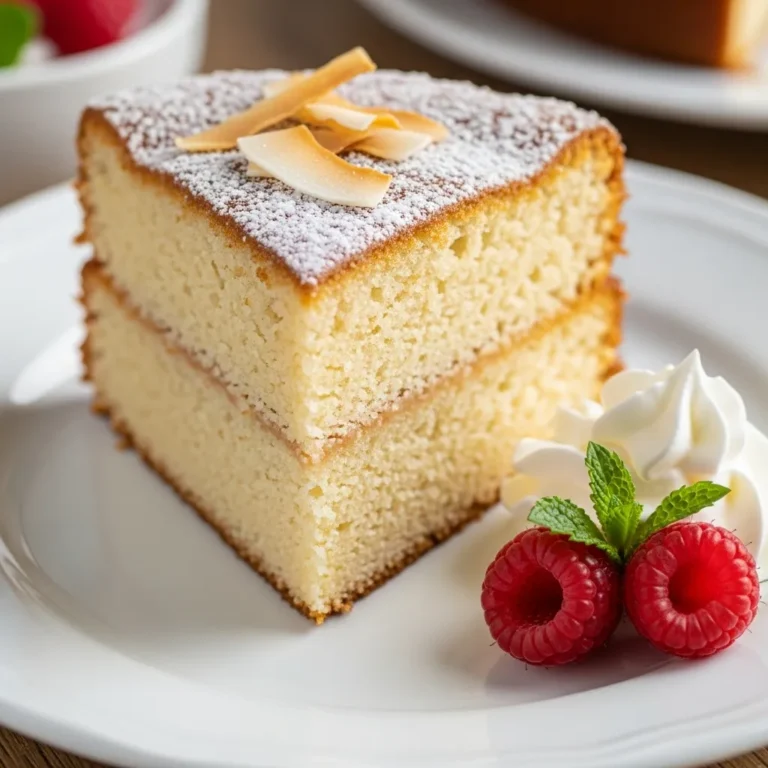 Keto Coconut Flour Cake