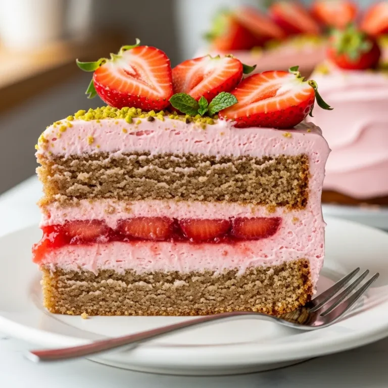 Keto Strawberry Cake