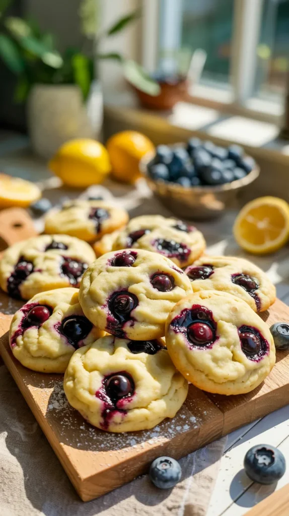 Lemon Blueberry Cookies (Soft and Chewy) – Easy Summer Dessert Recipe