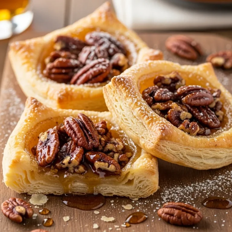 Maple Pecan Puff Pastry Tarts