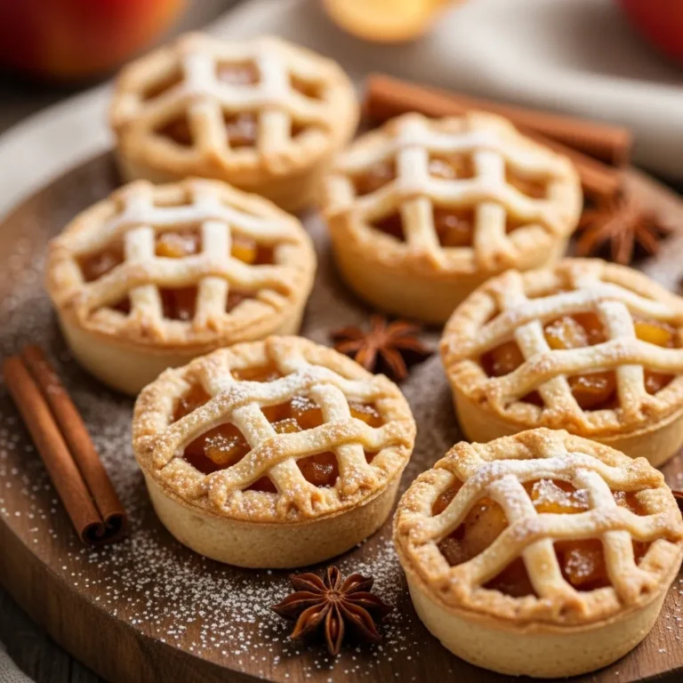 Bakery Style Mini Apple Pies Recipe | Easy Homemade Individual Dessert (Buttery, Flaky & Juicy)