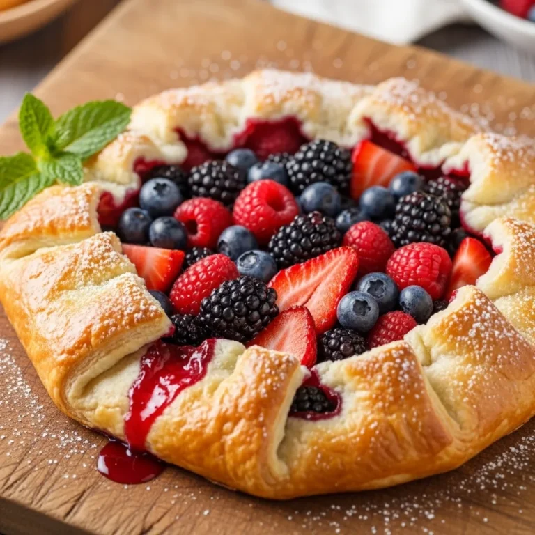 Mixed Berry Puff Pastry Galette