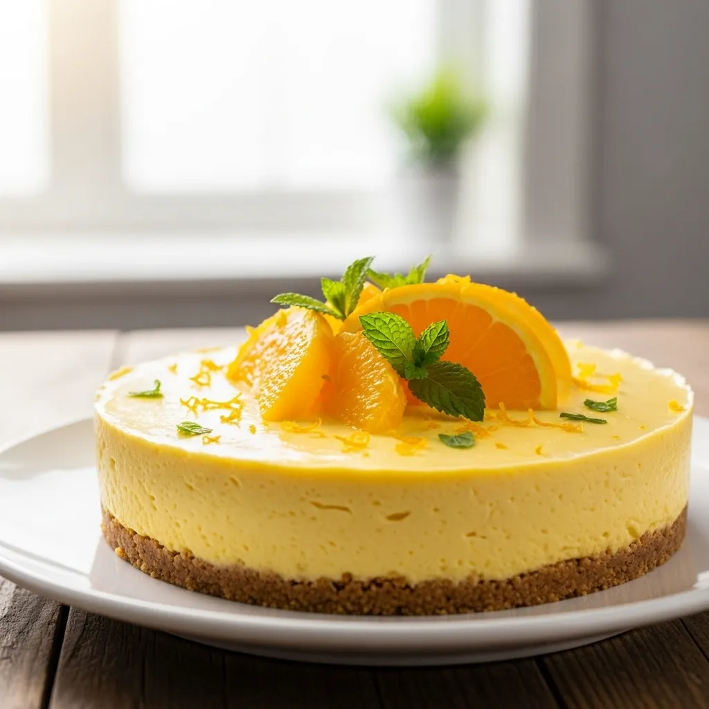 No Bake Orange Cheesecake Fresh & Easy