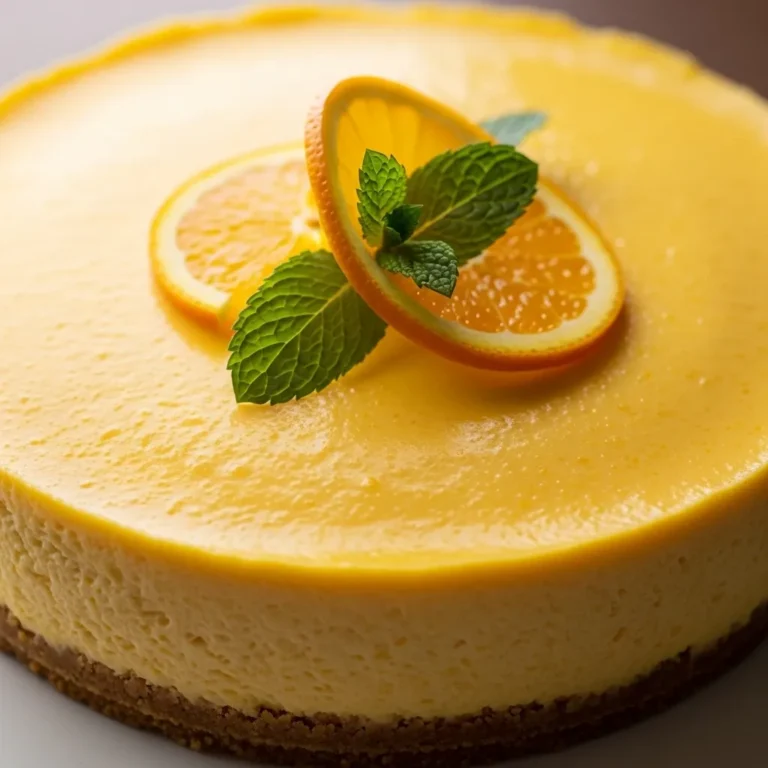 Ultra Creamy Orange Cheesecake Recipe | No-Bake Citrus Cheesecake with Fresh Orange Flavor