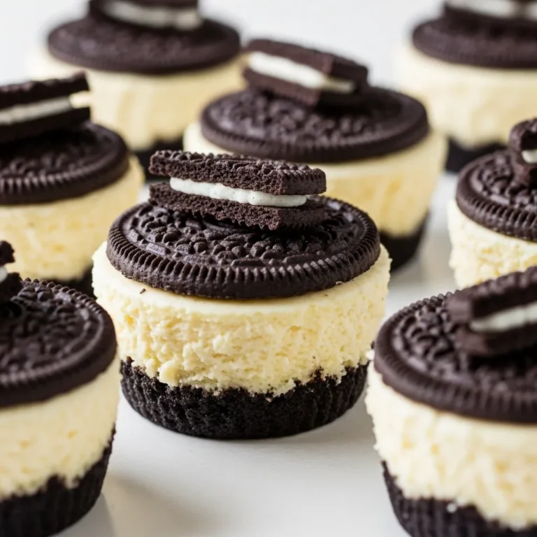 Oreo Mini Cheesecakes