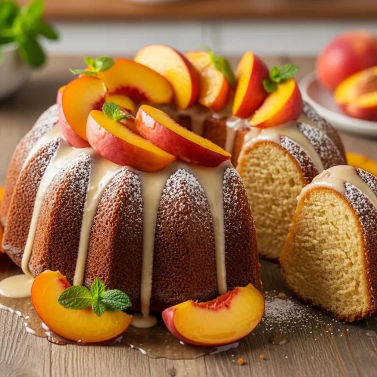 Peach Bundt Cake