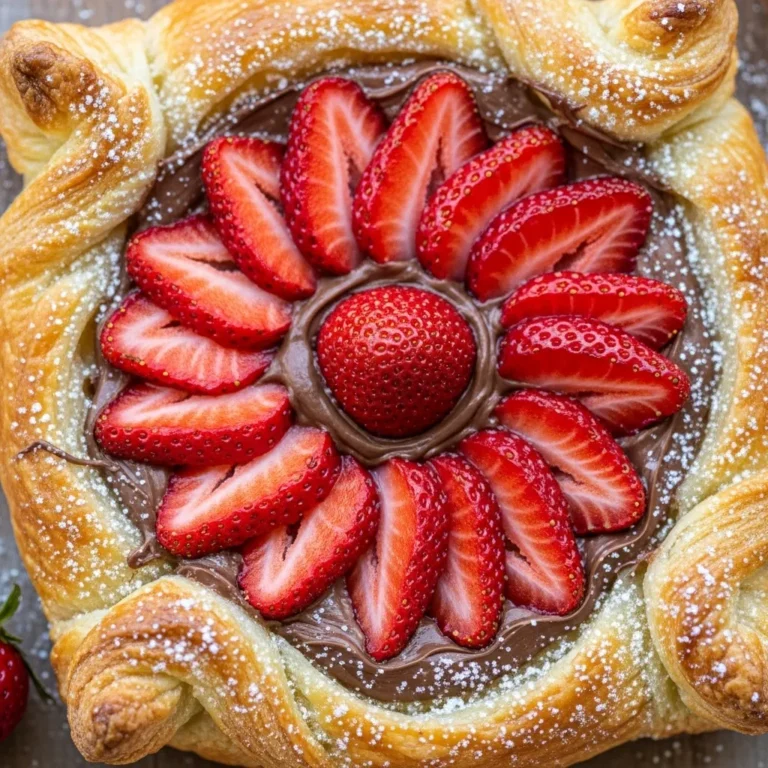 Strawberry Nutella Puff Pastry