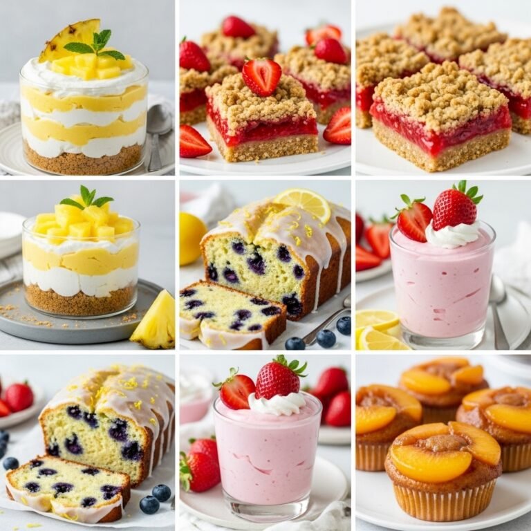 Top 5 Summer Dessert Recipes Easy, No-Bake, Healthy & Refreshing Sweet Treats