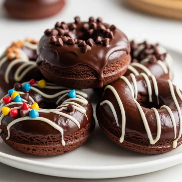 Microwave Chocolate Donut