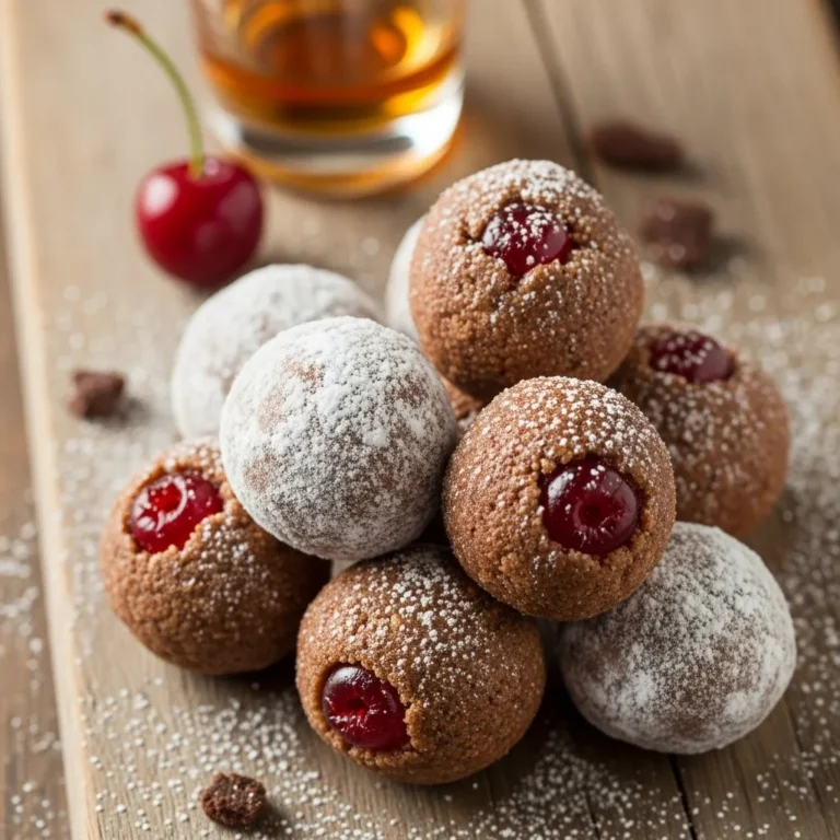 Cherry Bourbon Balls Recipe