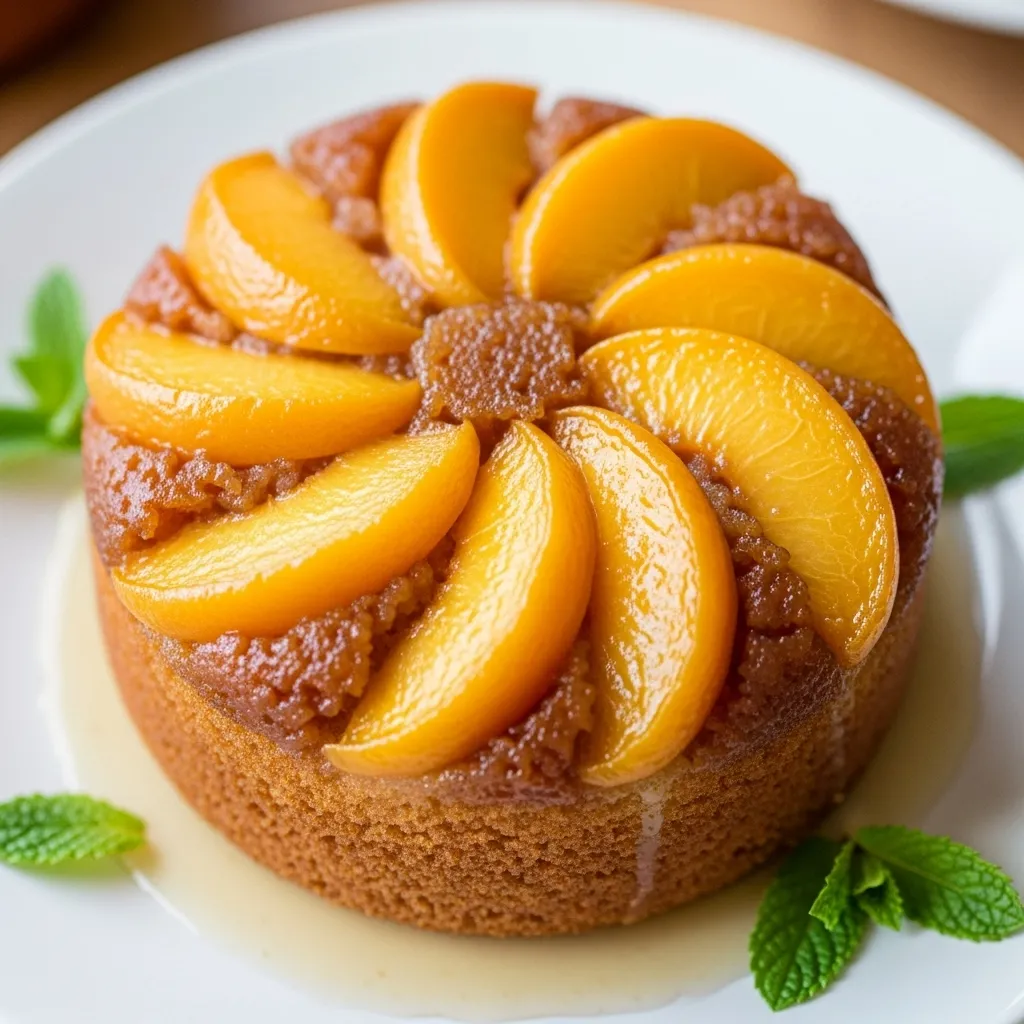 Peach Upside Down Mini Cake