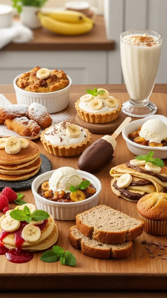 Top 10 Easy Quick Banana Dessert Recipes – Simple, Sweet & Family-Friendly