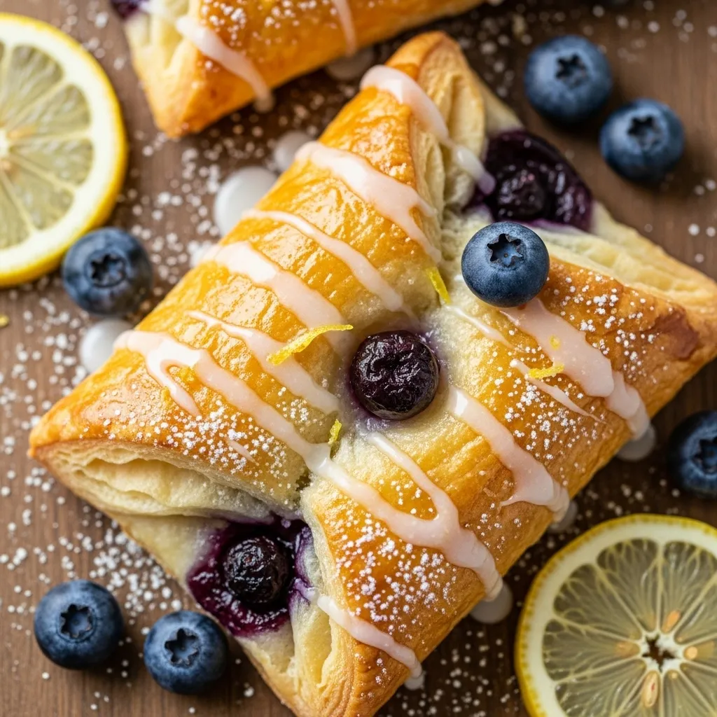 Lemon Blueberry Puff Pastry
