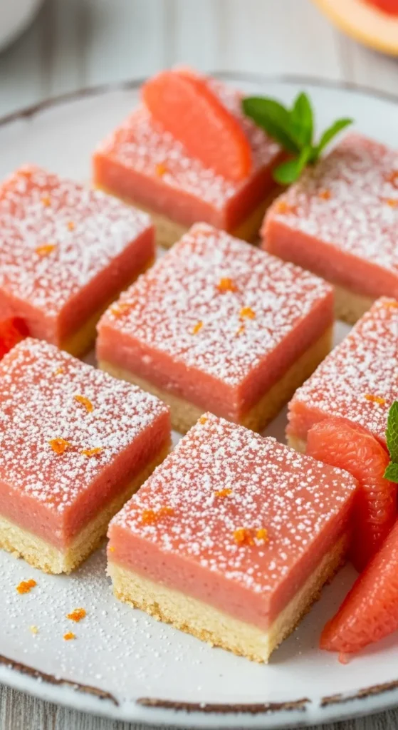 Ruby Red Grapefruit Bars