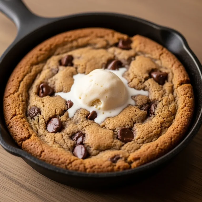 Microwave Skillet Cookie