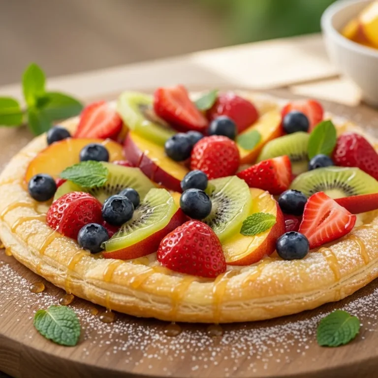 Quick Puff Pastry Pizza Recipe | A Light & Refreshing Summer Dessert