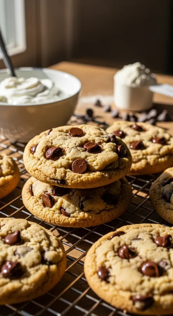 Greek Yogurt Protein Chocolate Chip Cookies