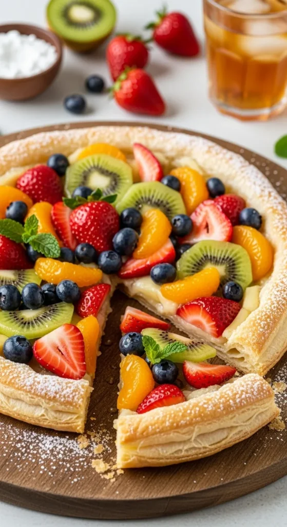 Quick Puff Pastry Pizza Recipe | A Light & Refreshing Summer Dessert