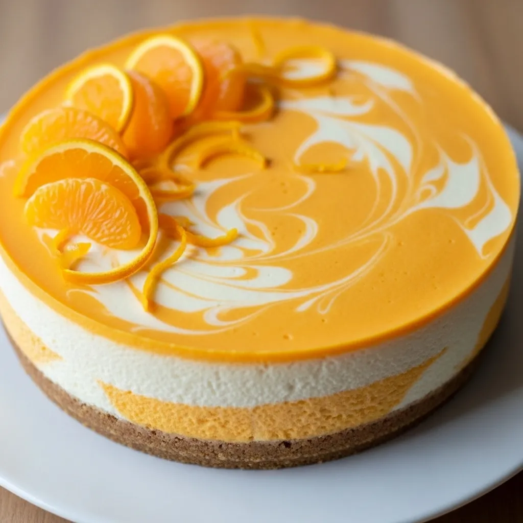 Orange Creamsicle Cheesecake