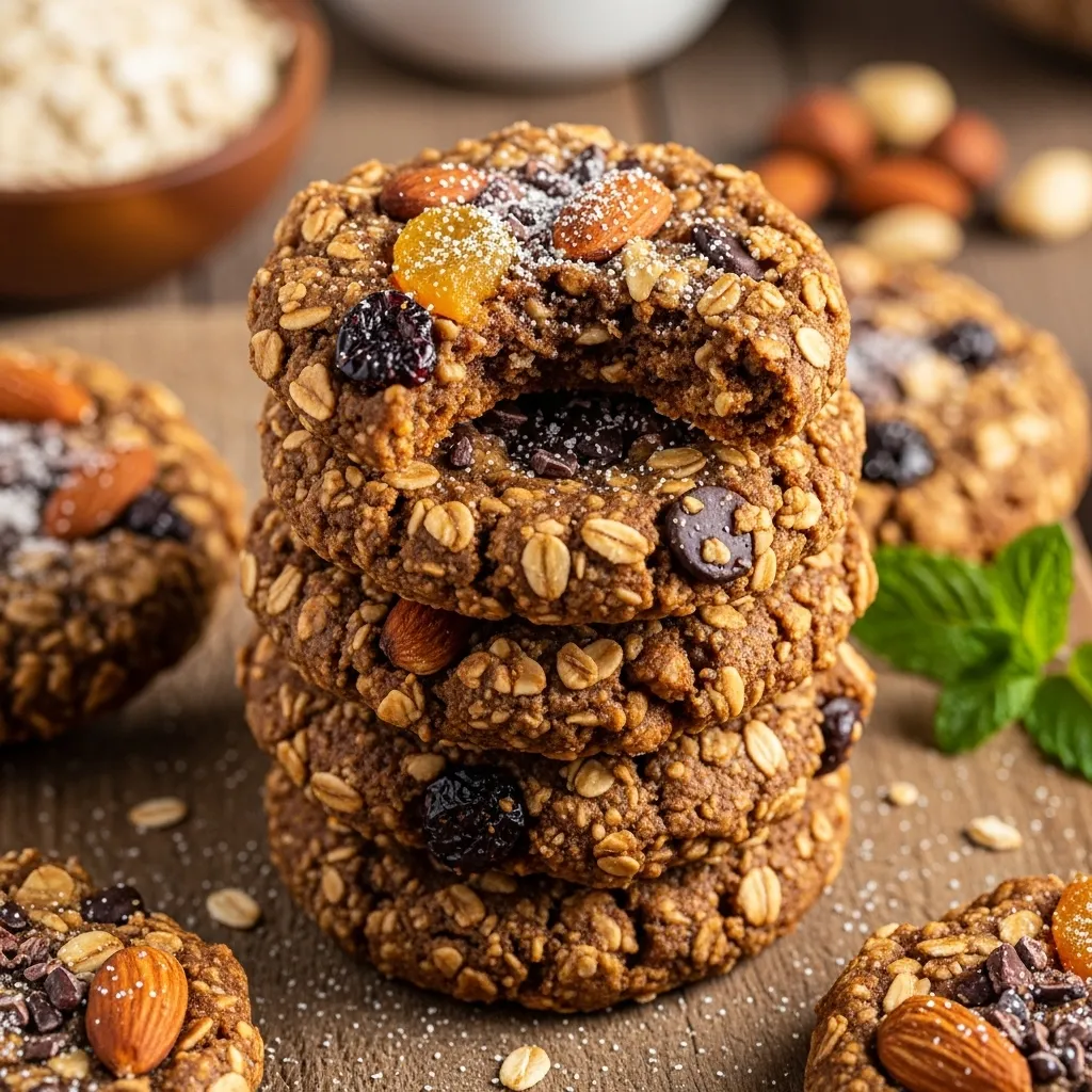 Healthy Sugar-Free Flourless Energy Cookie