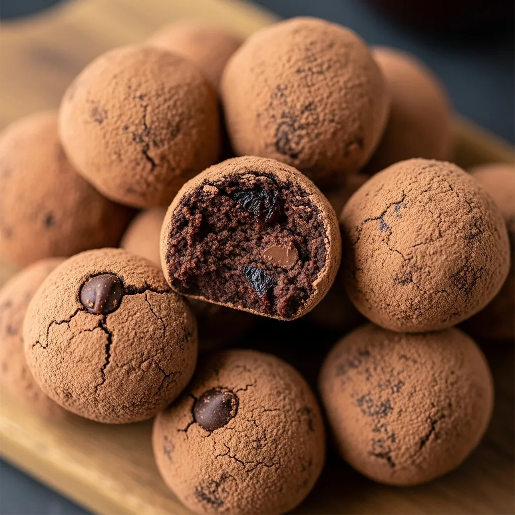 Double Chocolate Cherry Bourbon Balls