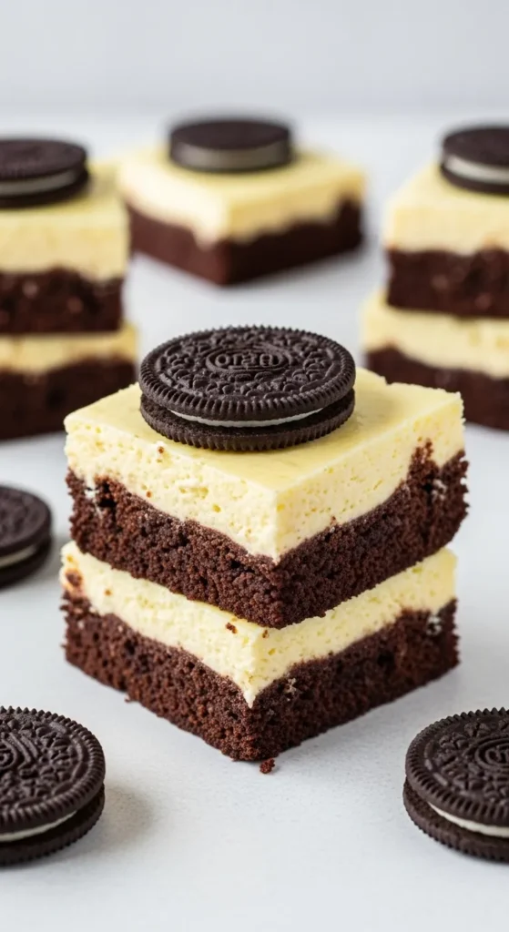 Oreo Cheesecake Brownies