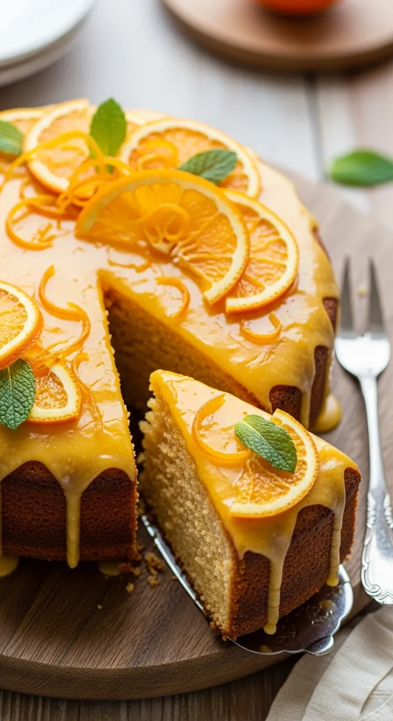 Moist Orange Cake (aka: The Cake That Smells Like Sunshine)
