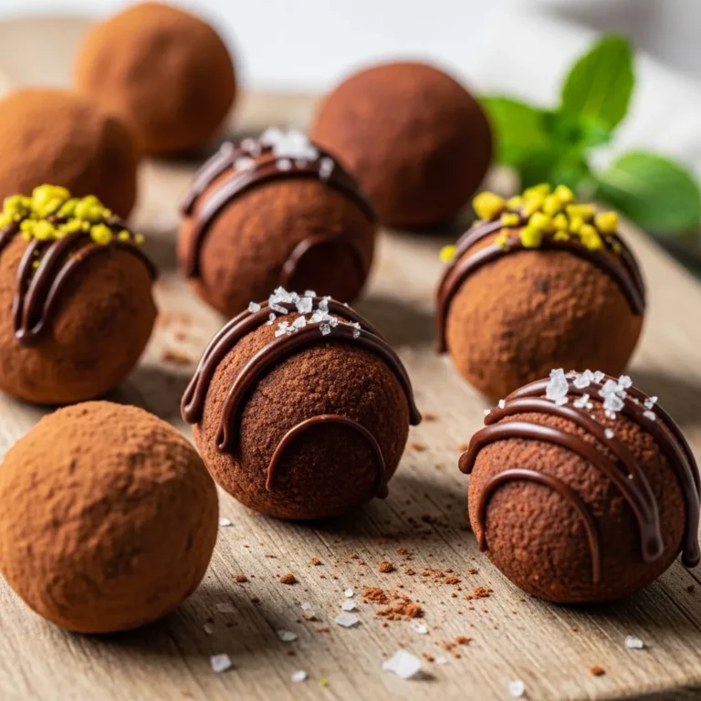 Healthy Chocolate Chickpea Truffles