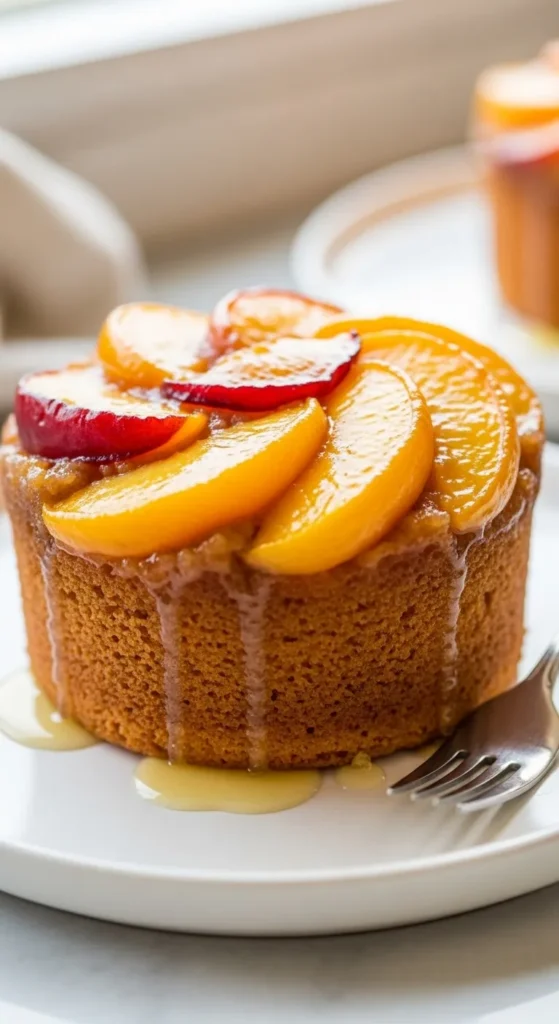 Peach Upside Down Mini Cake