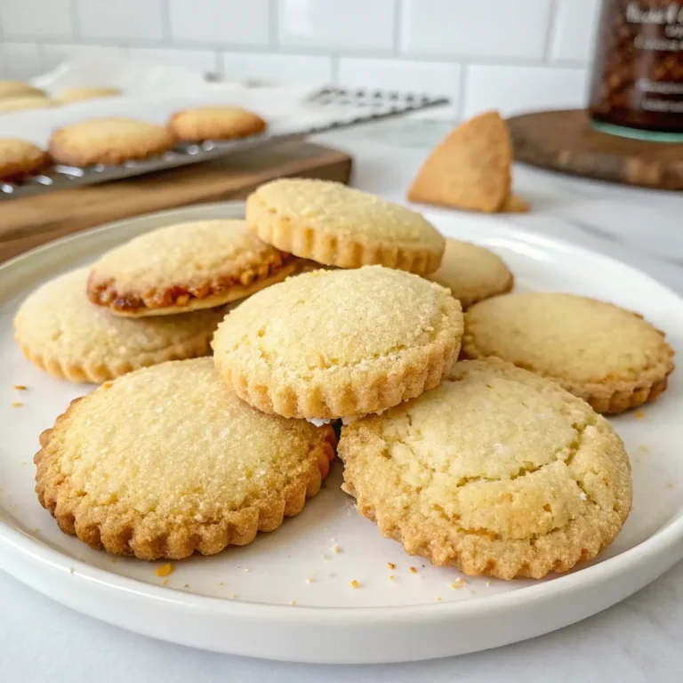 Almond Flour Cookies with Soft Centers and Crisp Edges