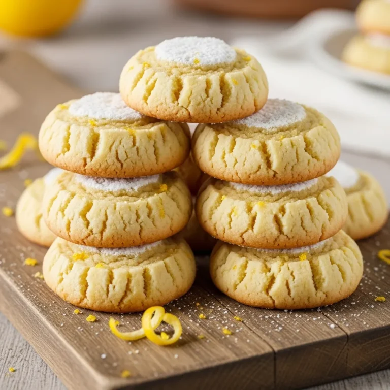 Microwave Lemon Cookie with Soft, Zesty Crumb