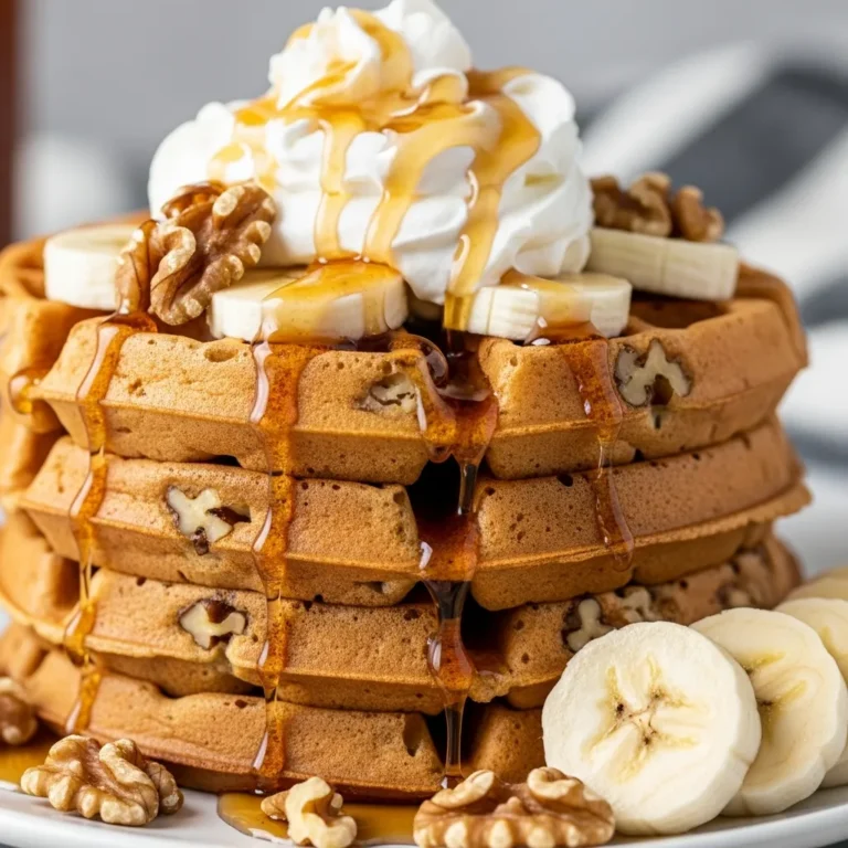 Banana Nut Waffles