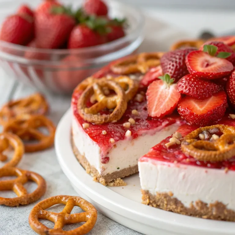 Easy Strawberry Pretzel Dessert