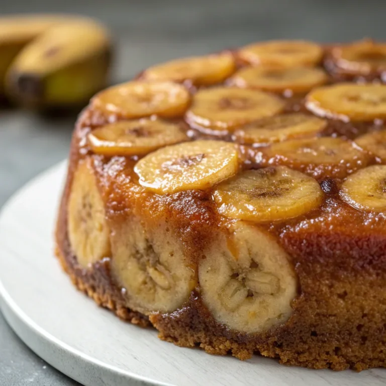 Banana Upside Down Cake