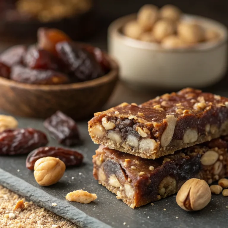 Chocolate Date Nut Bars – Healthy No-Bake Bites