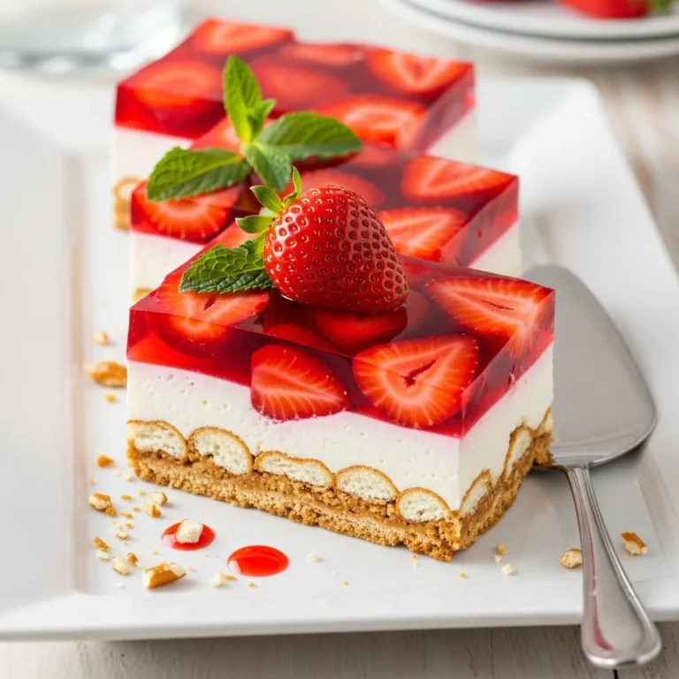 Strawberry Pretzel Lasagna
