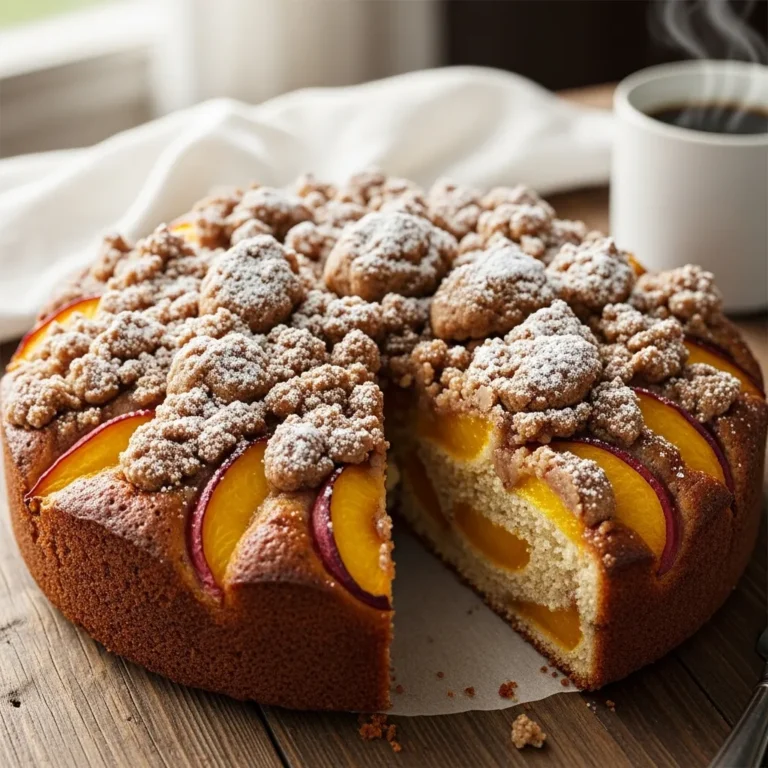 Peach Coffee Cake