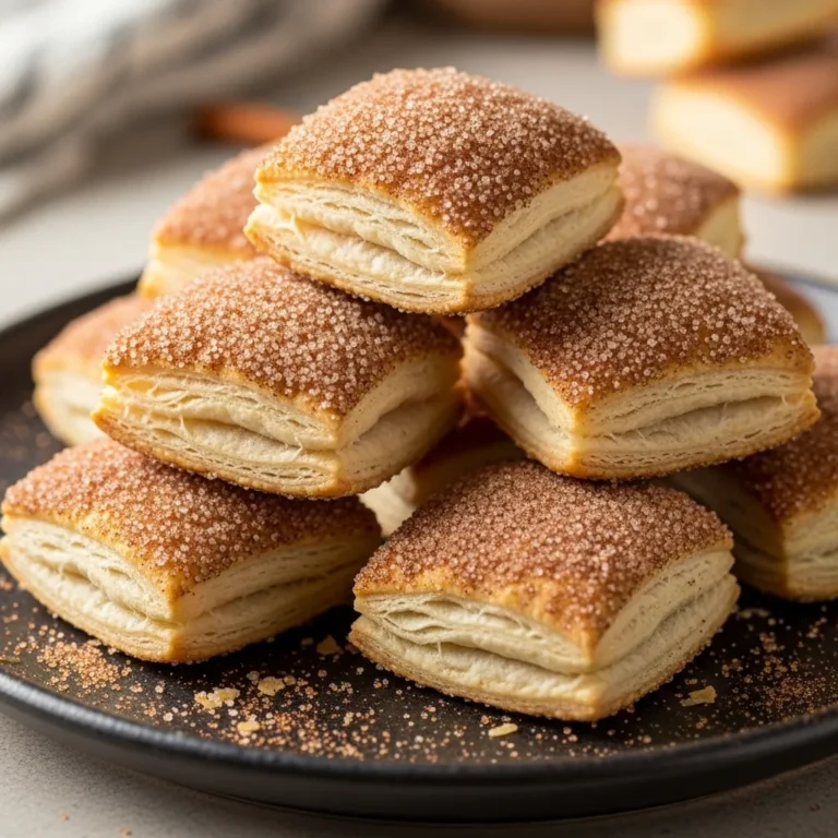 Cinnamon Sugar Puff Pastry Bites