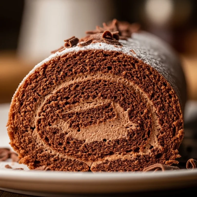 Chocolate Swiss Roll Cake Recipe