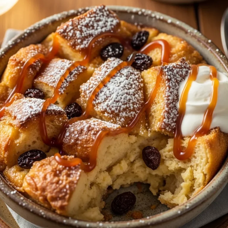 Microwave Bread Pudding