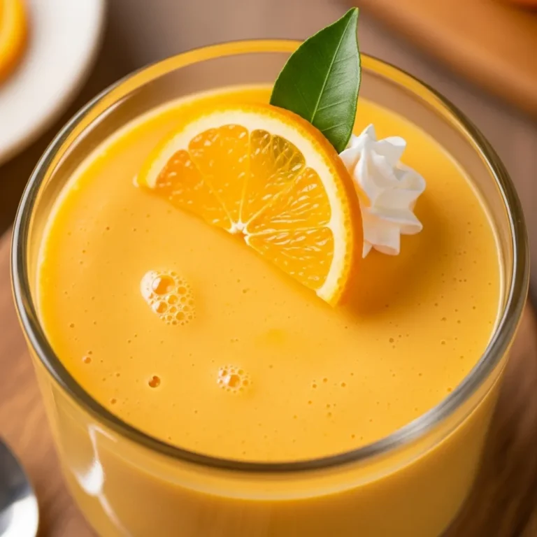 Orange Flavored Pudding