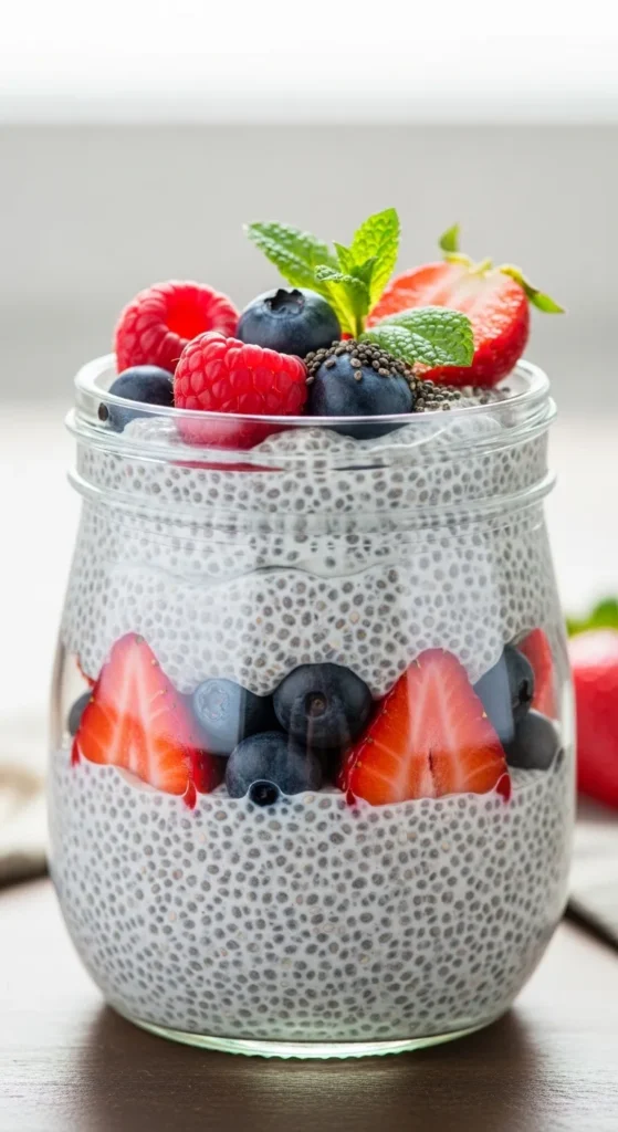 Healthy High Protein Chia Seed Pudding