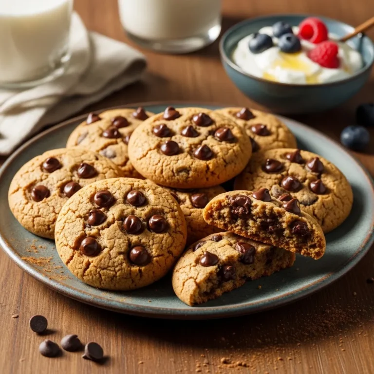 Healthy Greek Yogurt Chocolate Chip Cookies
