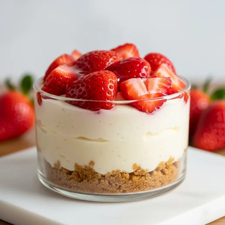Strawberry Pretzel Dessert with Fresh Strawberries