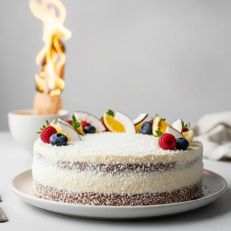 Healthy Vegan Coconut Cake